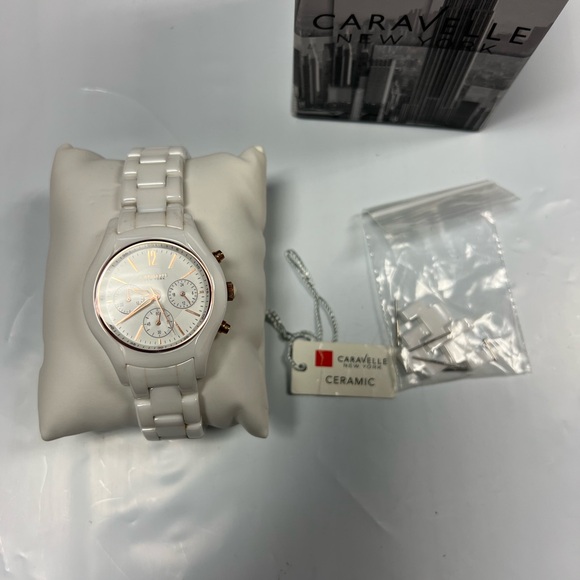 Caravelle New York watch in ceramic - Picture 1 of 2
